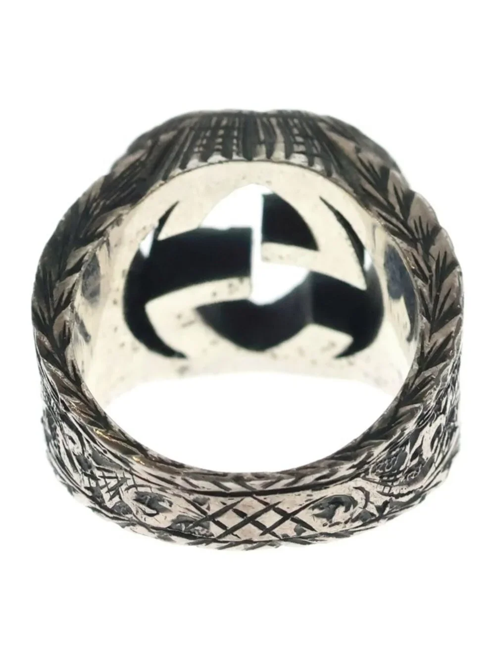 Gucci Interlocking G Ring Silver